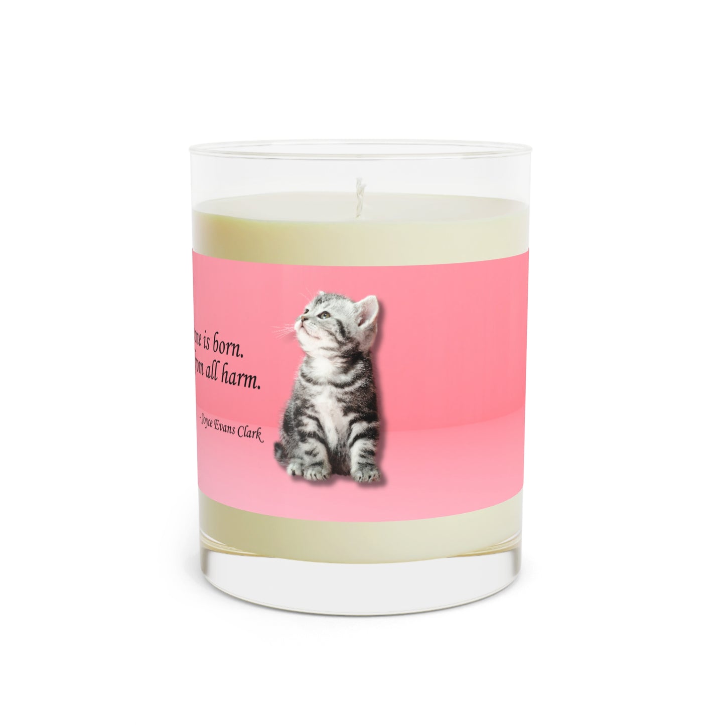 A Little One is Born Scented Candle - Full Glass, 11oz