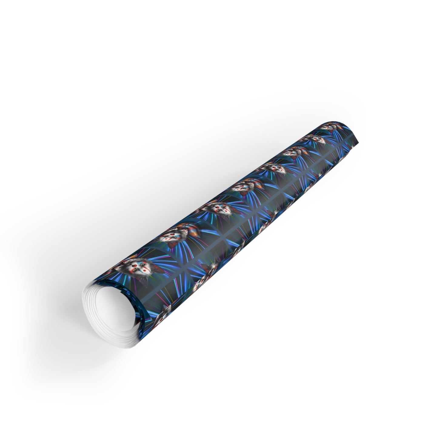 Premium Cat Clown Design Gift Wrapping Paper Roll - Unique Artistic Wrap for All Occasions