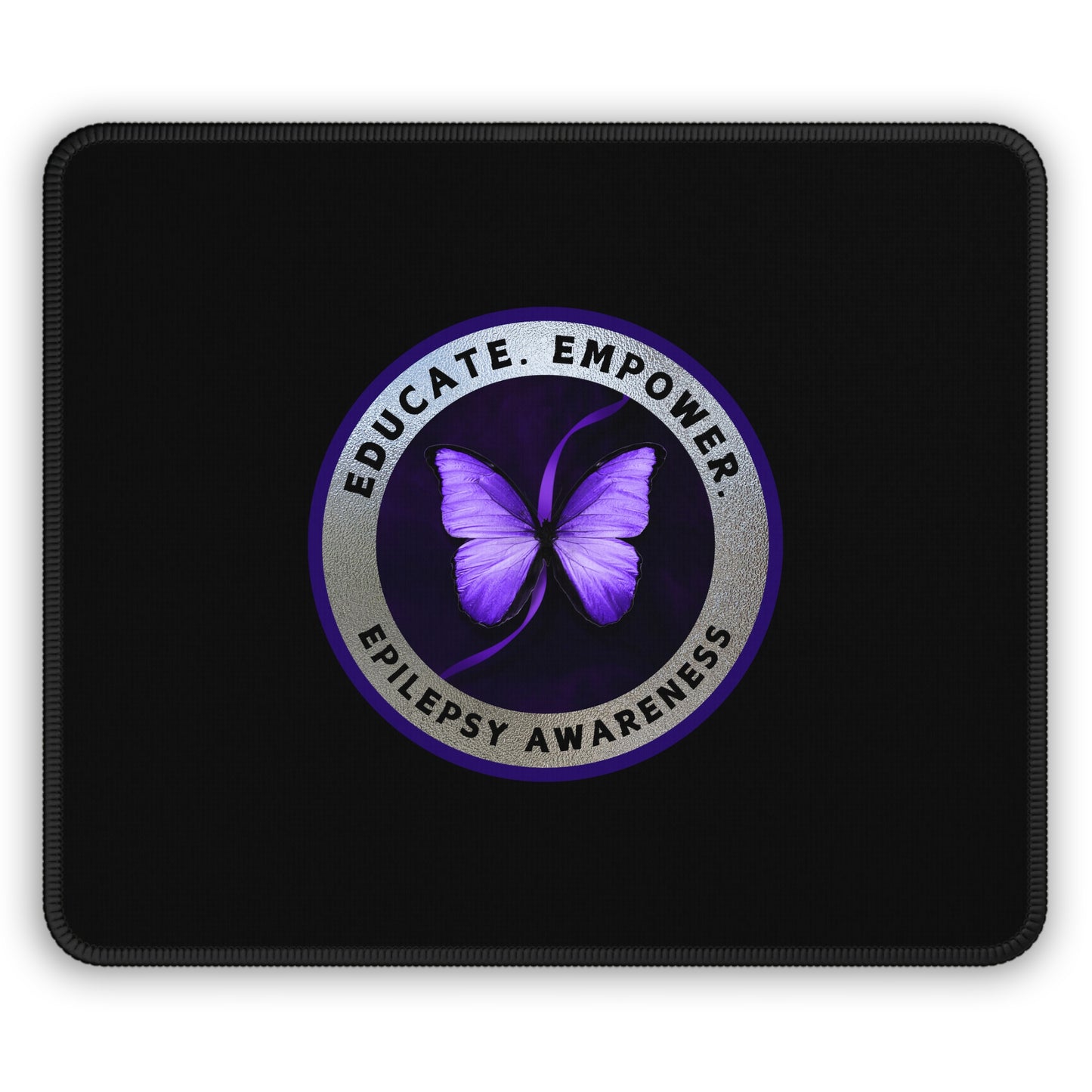 Educate Empower Epilepsy Awareness Gaming Mouse Pad