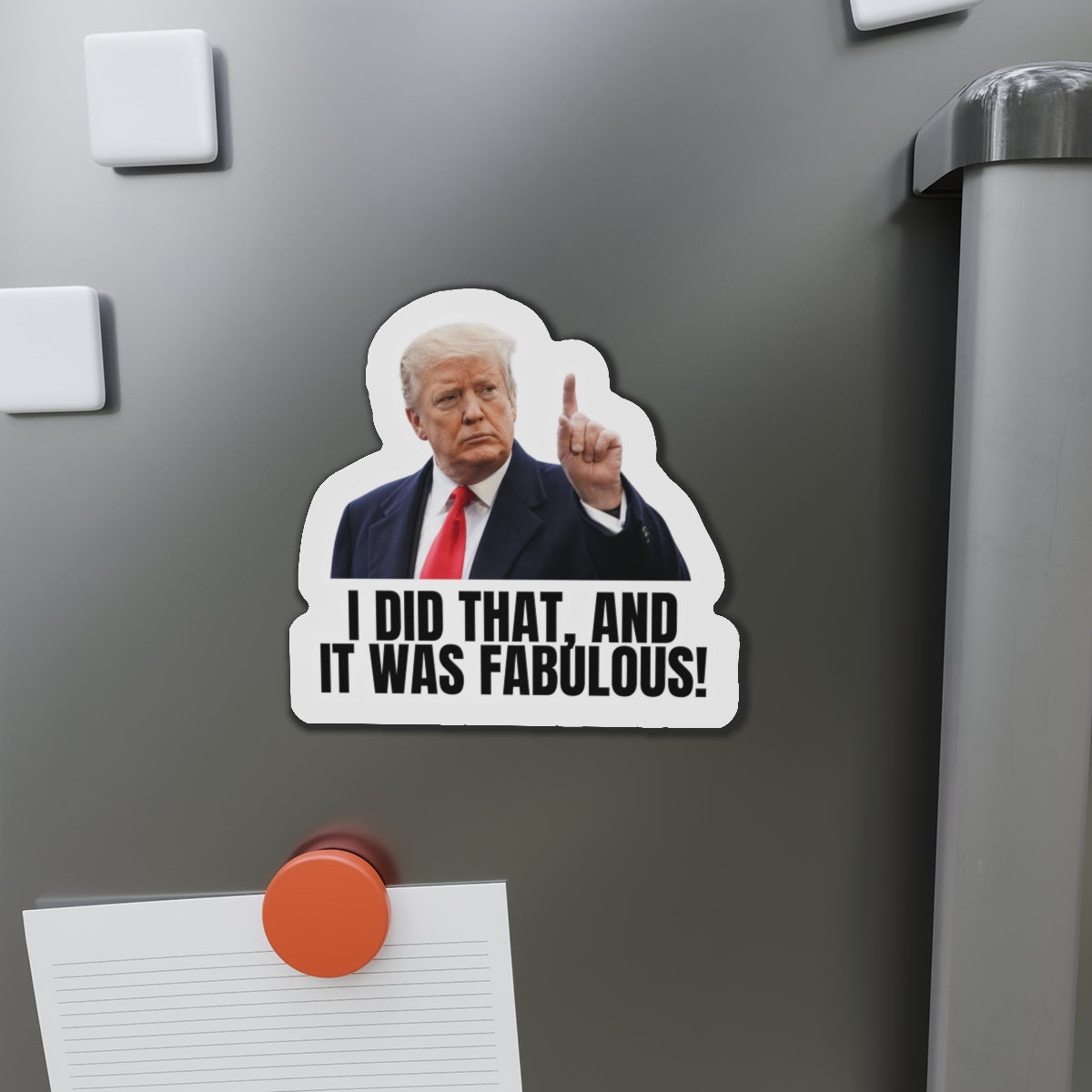 Die-Cut Magnet - "I Did That, And It Was Fabulous!" - Fun Political Decor