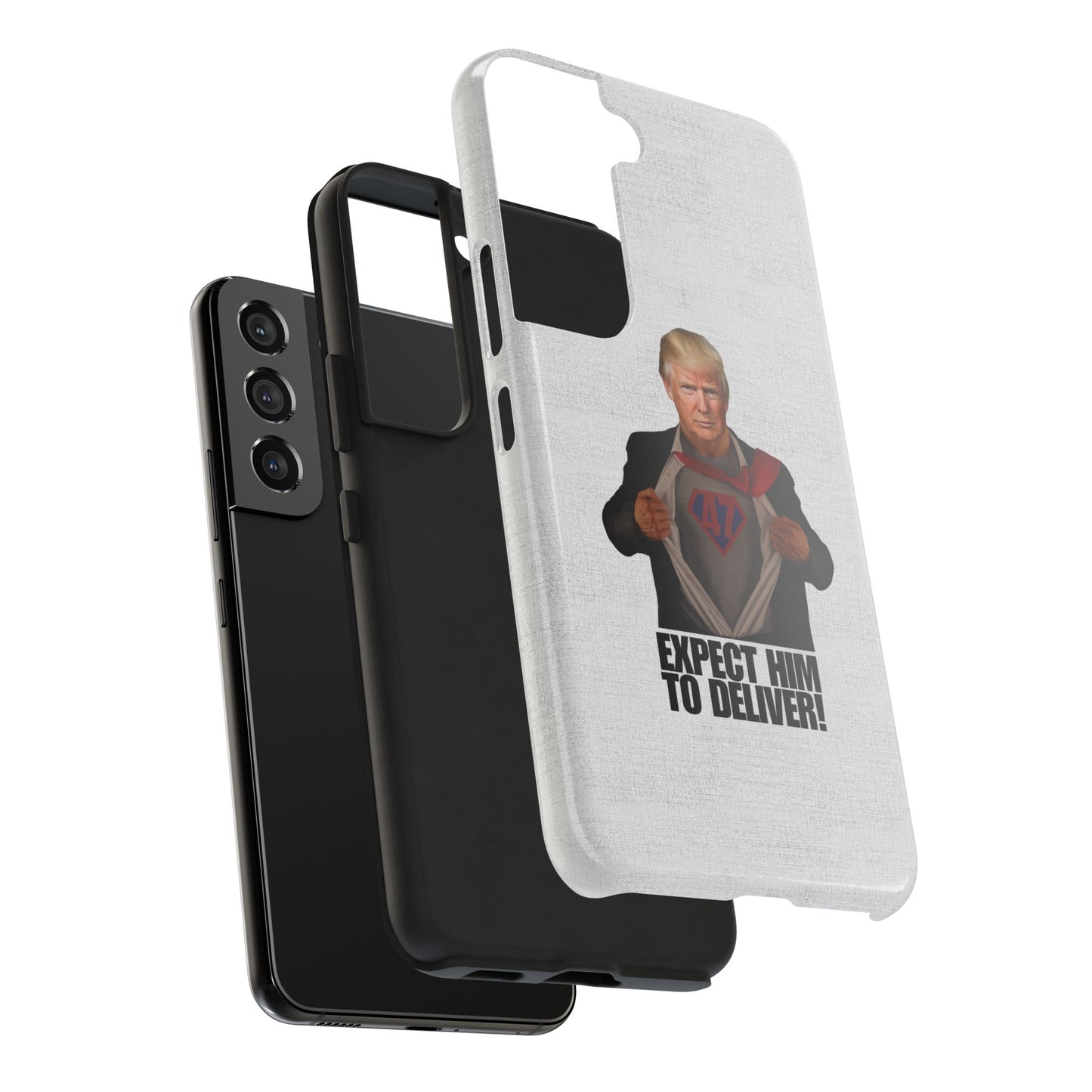 Expect Him to Deliver Tough Phone Case - Bold Design for Supporters