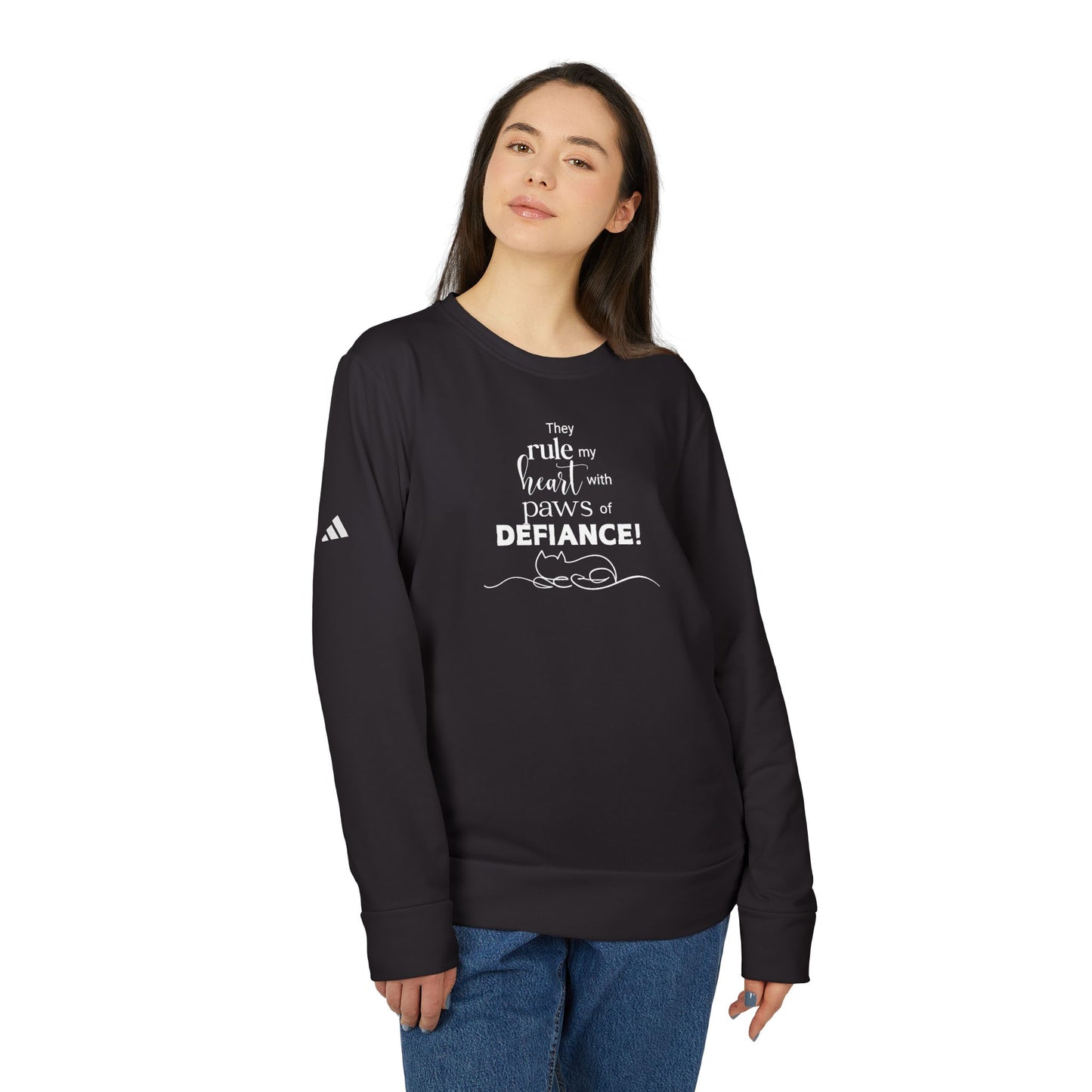 Customized Paws of Defiance adidas Unisex Fleece Crewneck Sweatshirt