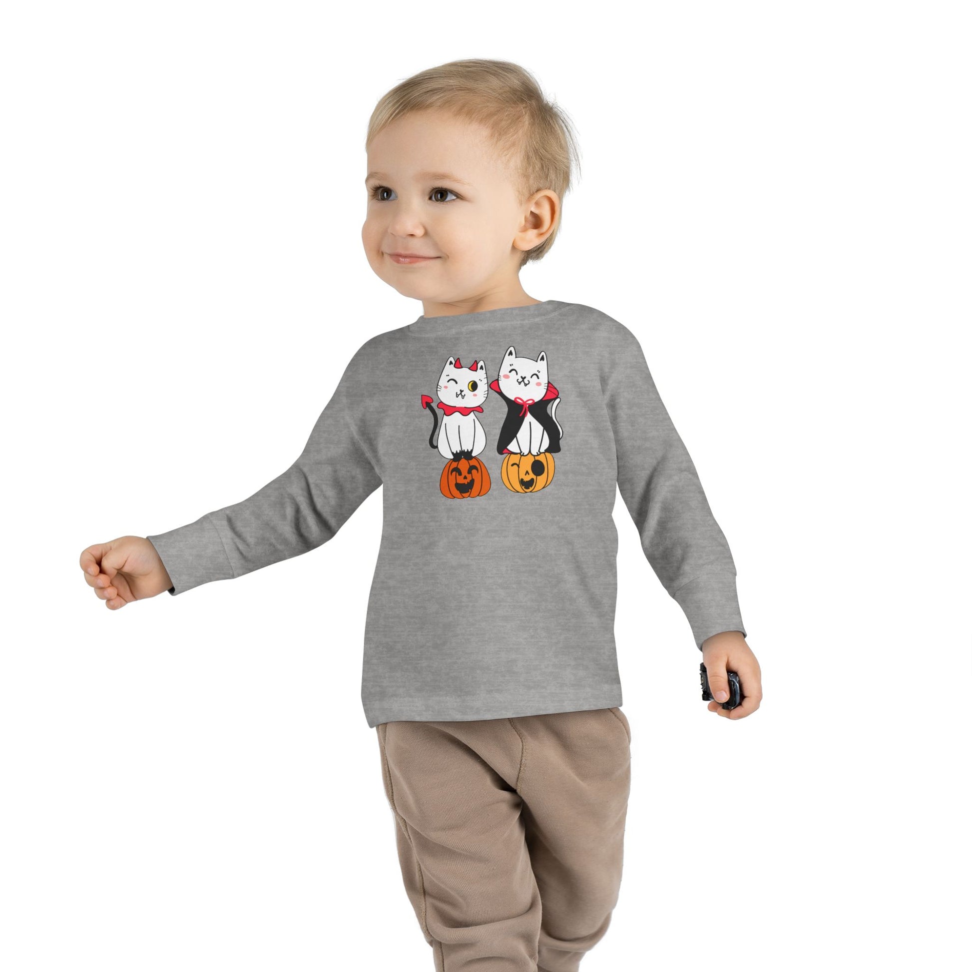 Vampire Kitties Toddler Long Sleeve Tee - Kids clothes - Epileptic Al’s Shop