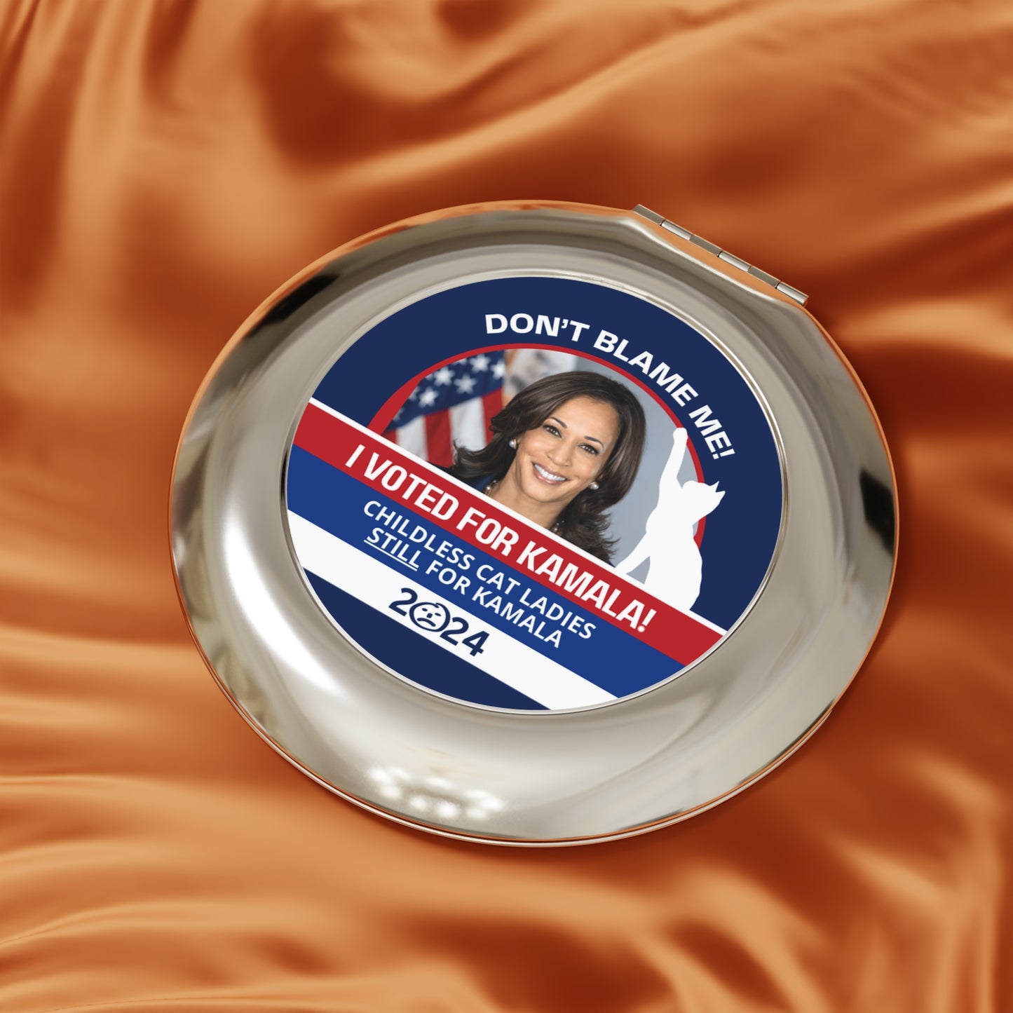 Voted for Kamala Compact Travel Mirror