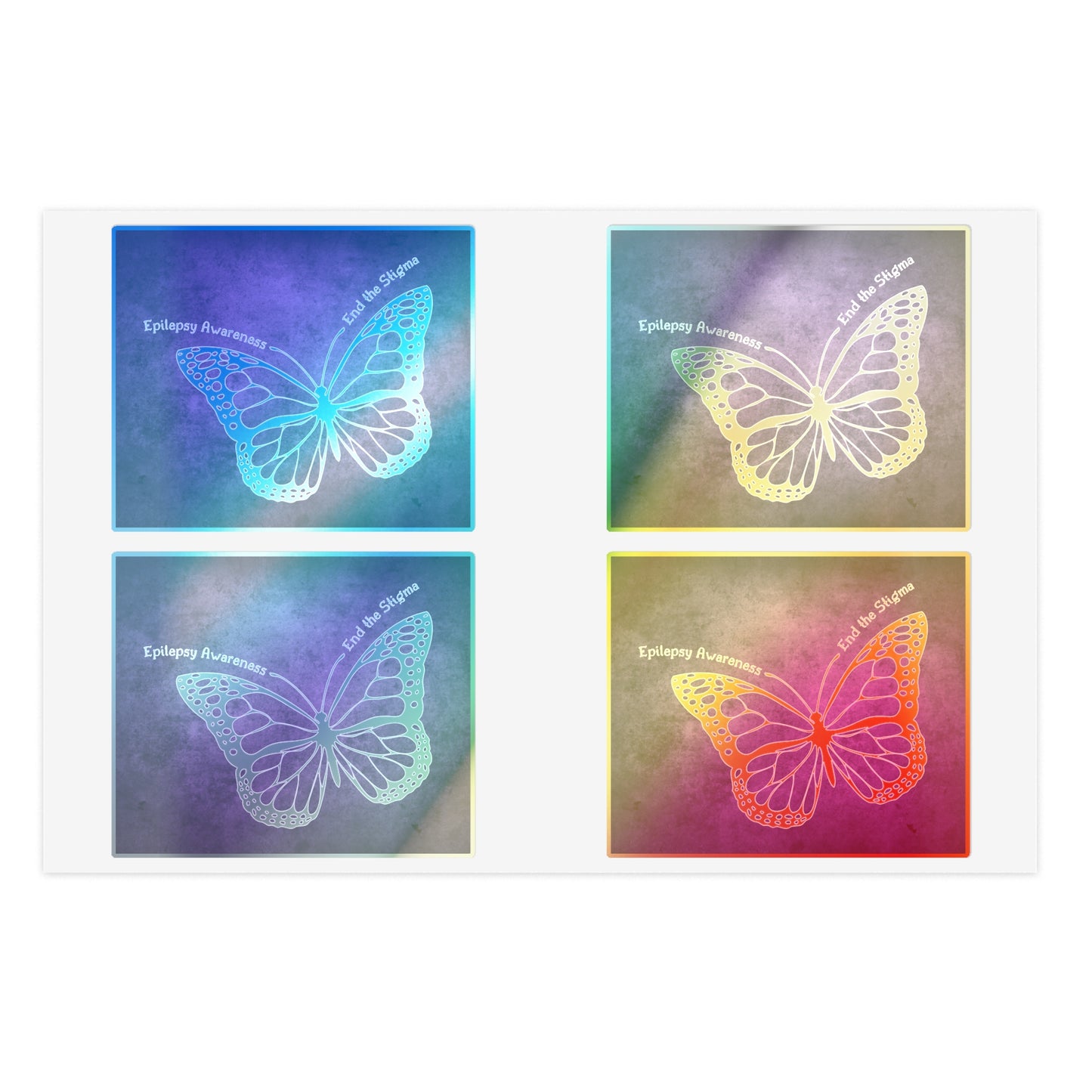 Colorful Butterfly Sticker Sheet Bundle | 5 Elegant Designs for Home & Celebrations