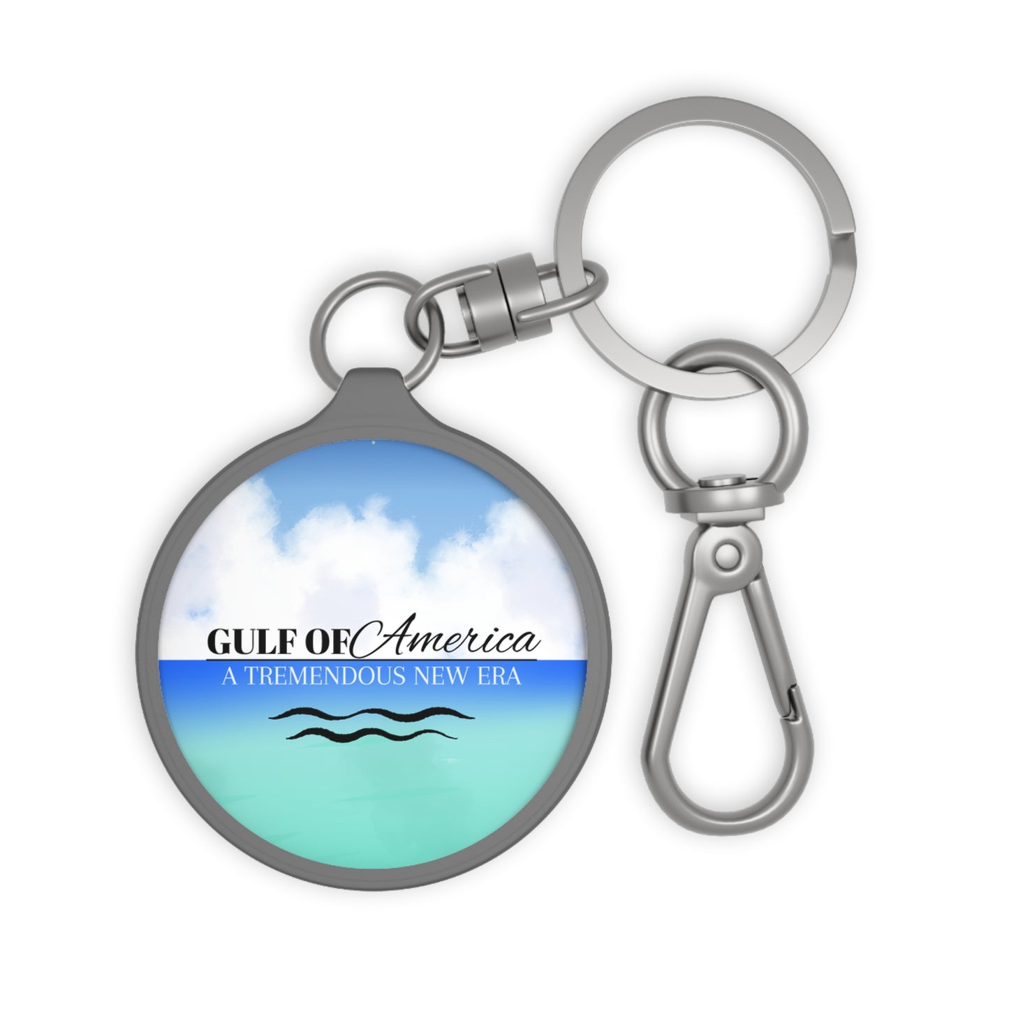 Gulf of America Keyring Tag