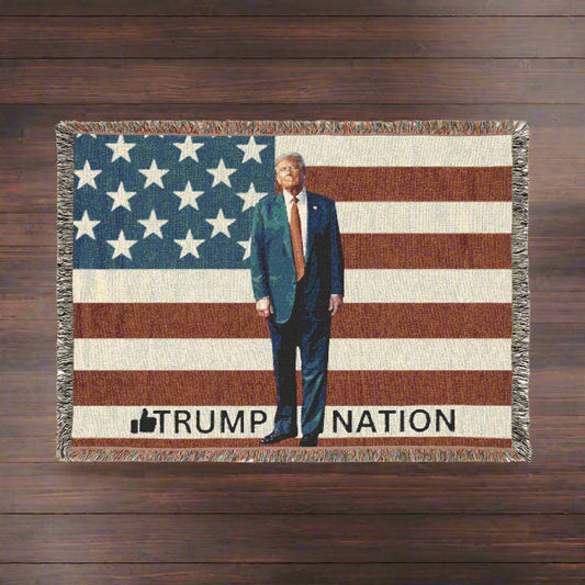 Trump Nation Woven Blanket