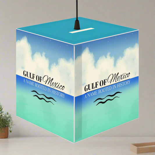 Gulf of Mexico Light Cube Lamp