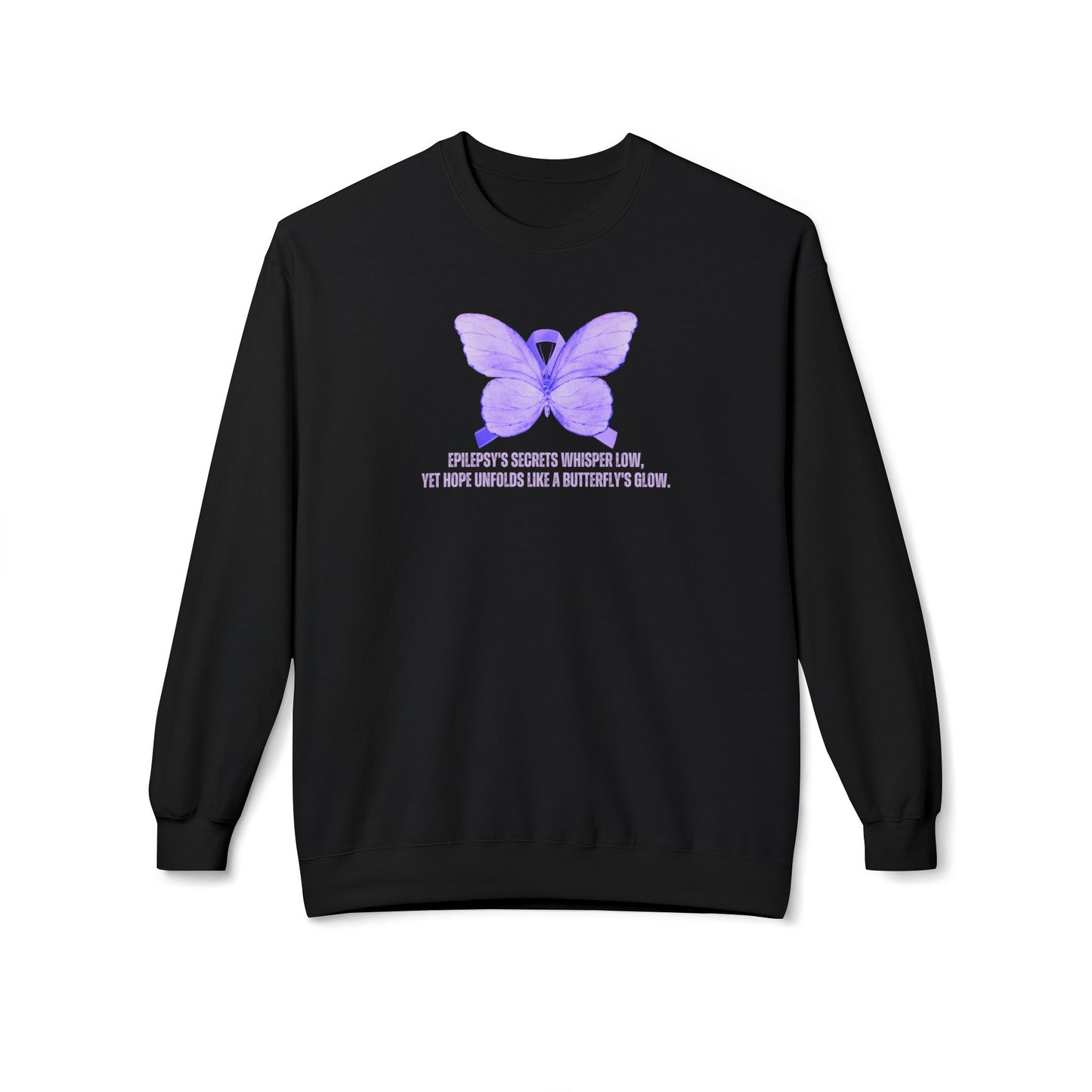 Butterfly's Glow Softstyle Fleece Crewneck Sweatshirt