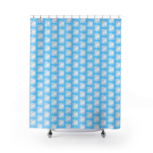 Cat & Lady Shower Curtains