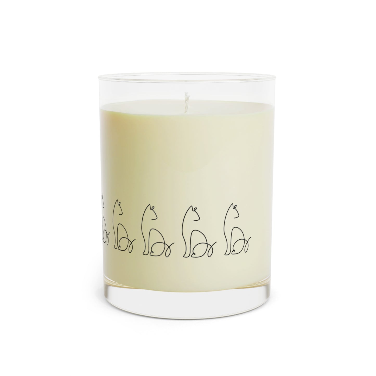 Cat Lover's Scented Candle - 11oz Full Glass, Cozy Home Decor