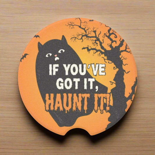 Haunt It Soapstone Car Coaster