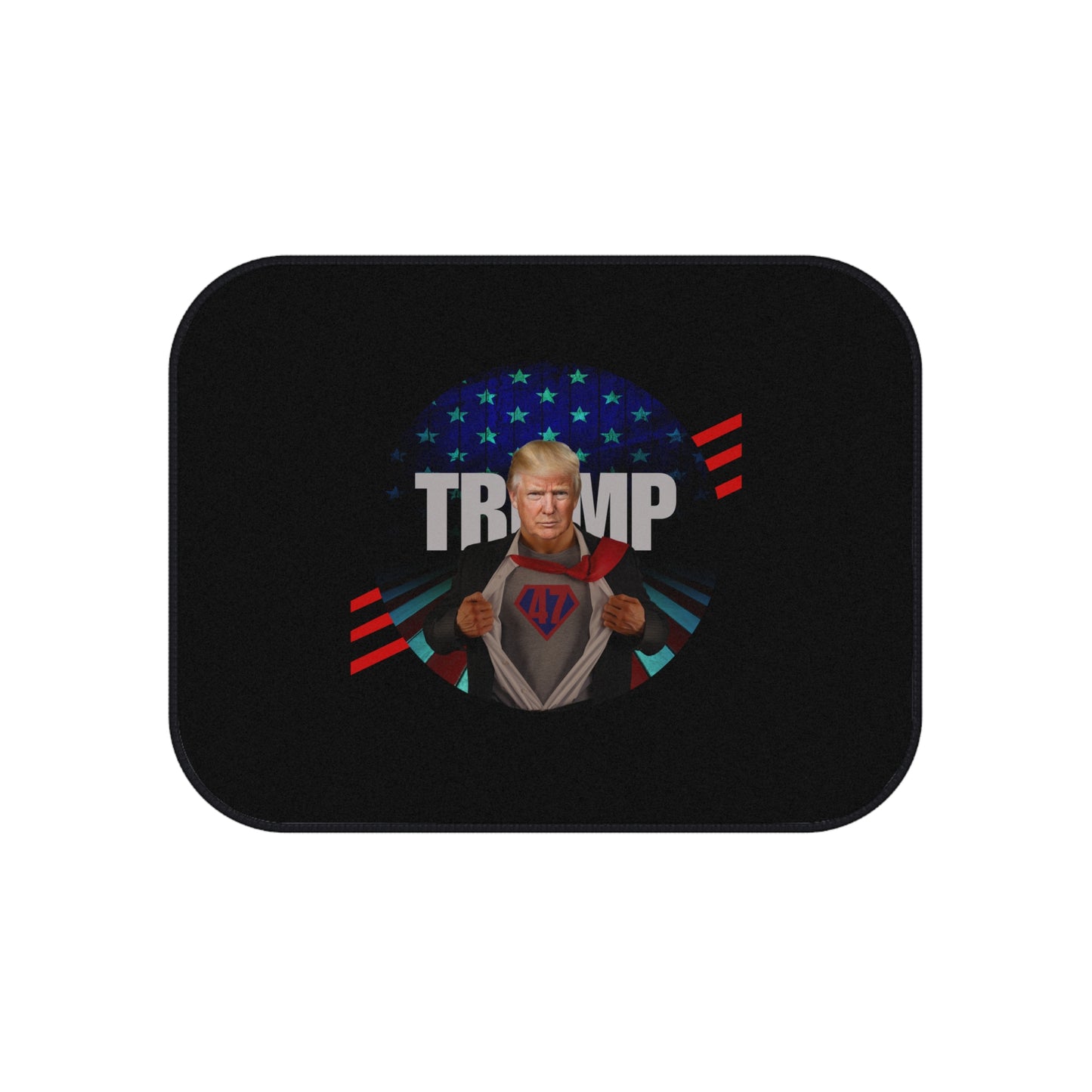 Patriotic Car Mats Set - Trump Inspired Design - Set of 4