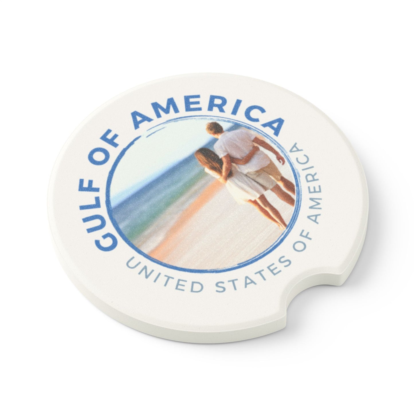 Gulf of America Soapstone Car Coaster