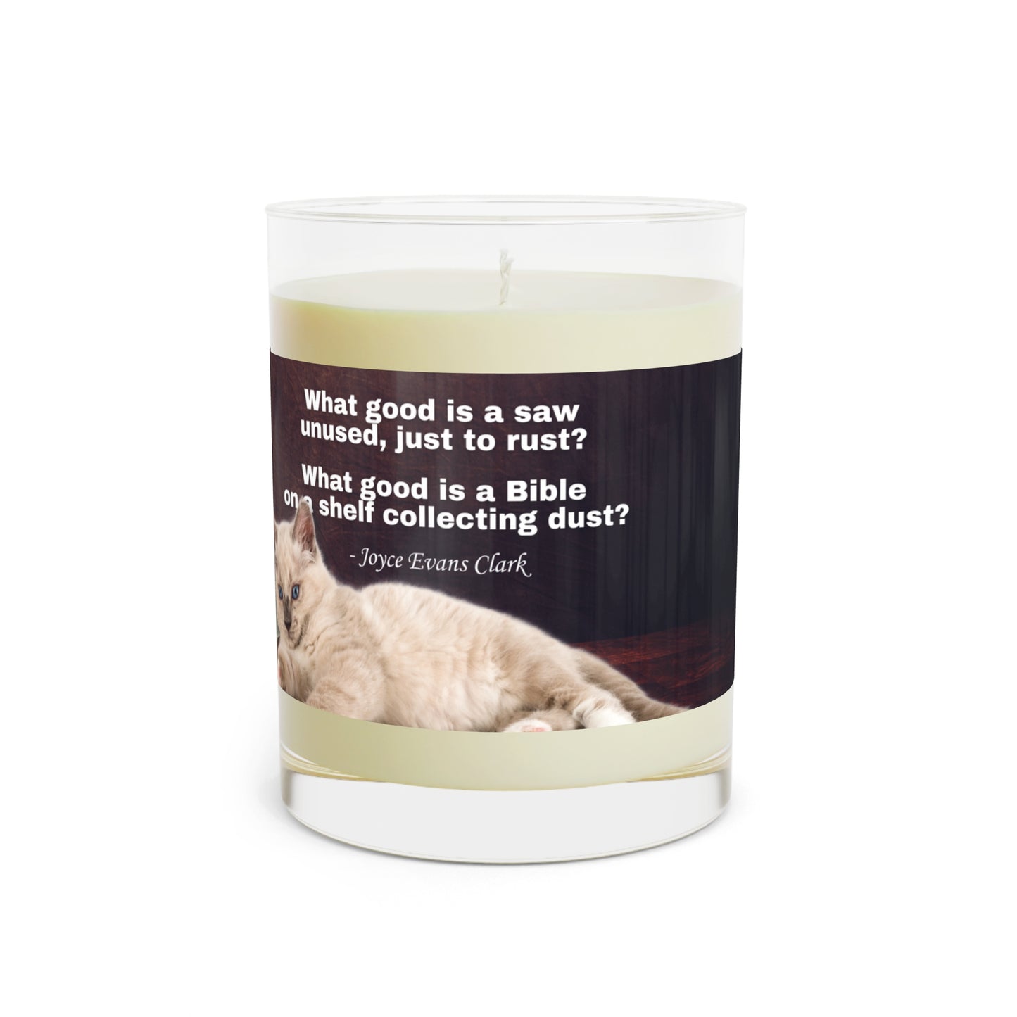 Dusty Bible Scented Candle - Full Glass, 11oz