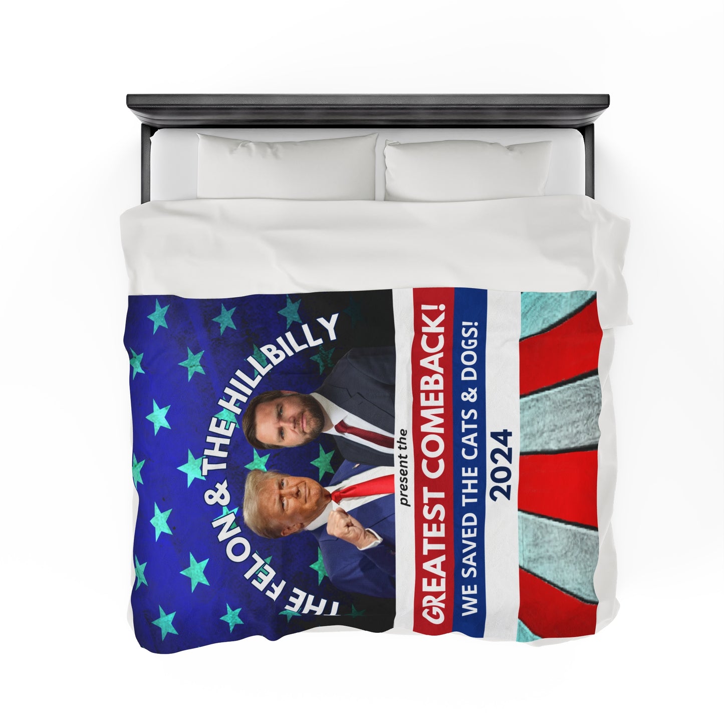 Felon & Hillbilly Greatest Comeback Velveteen Plush Blanket