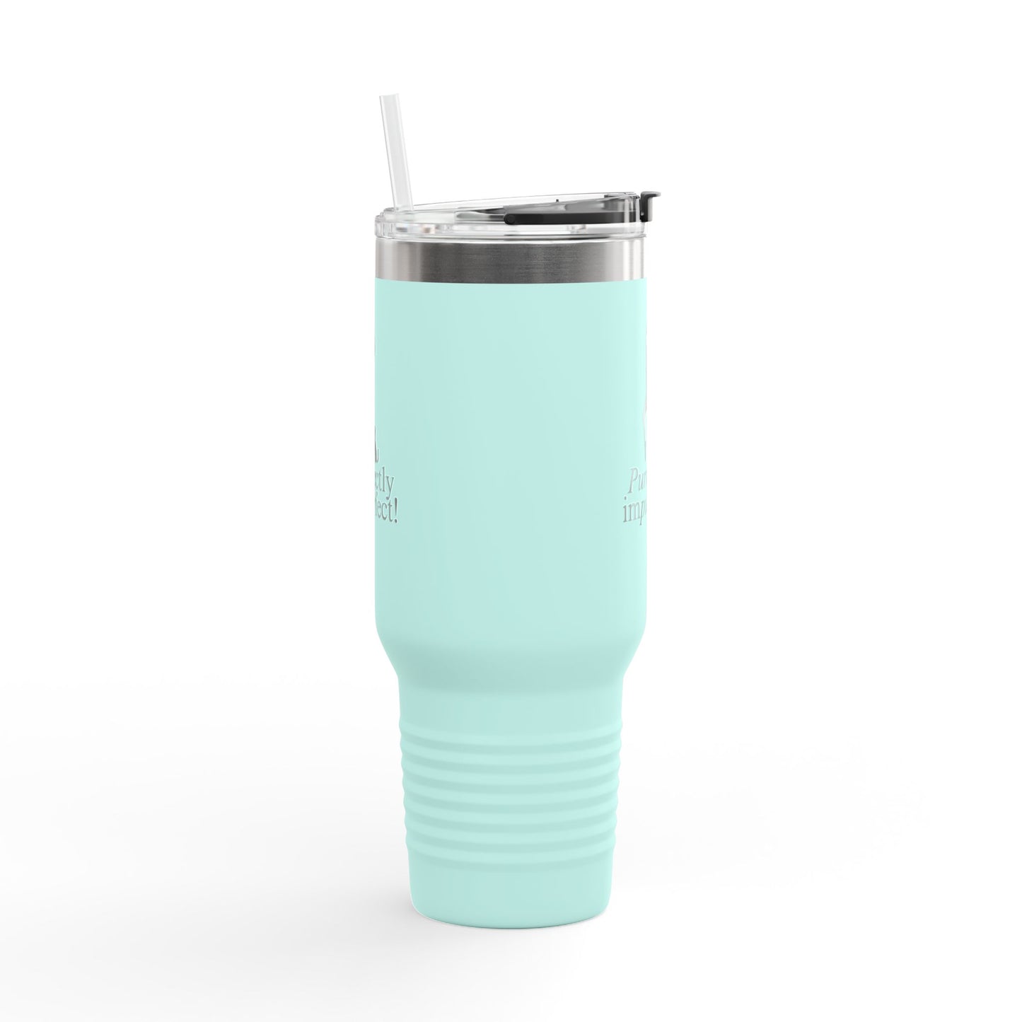 Purrfectly Imperfect Insulated Travel Mug – 40oz for Pet Lovers