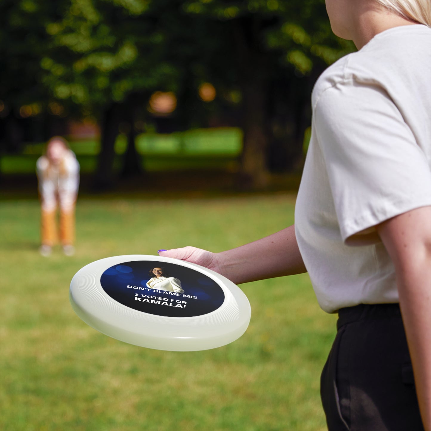 Kamala Harris Quote Frisbee - Fun Political Outdoor Game