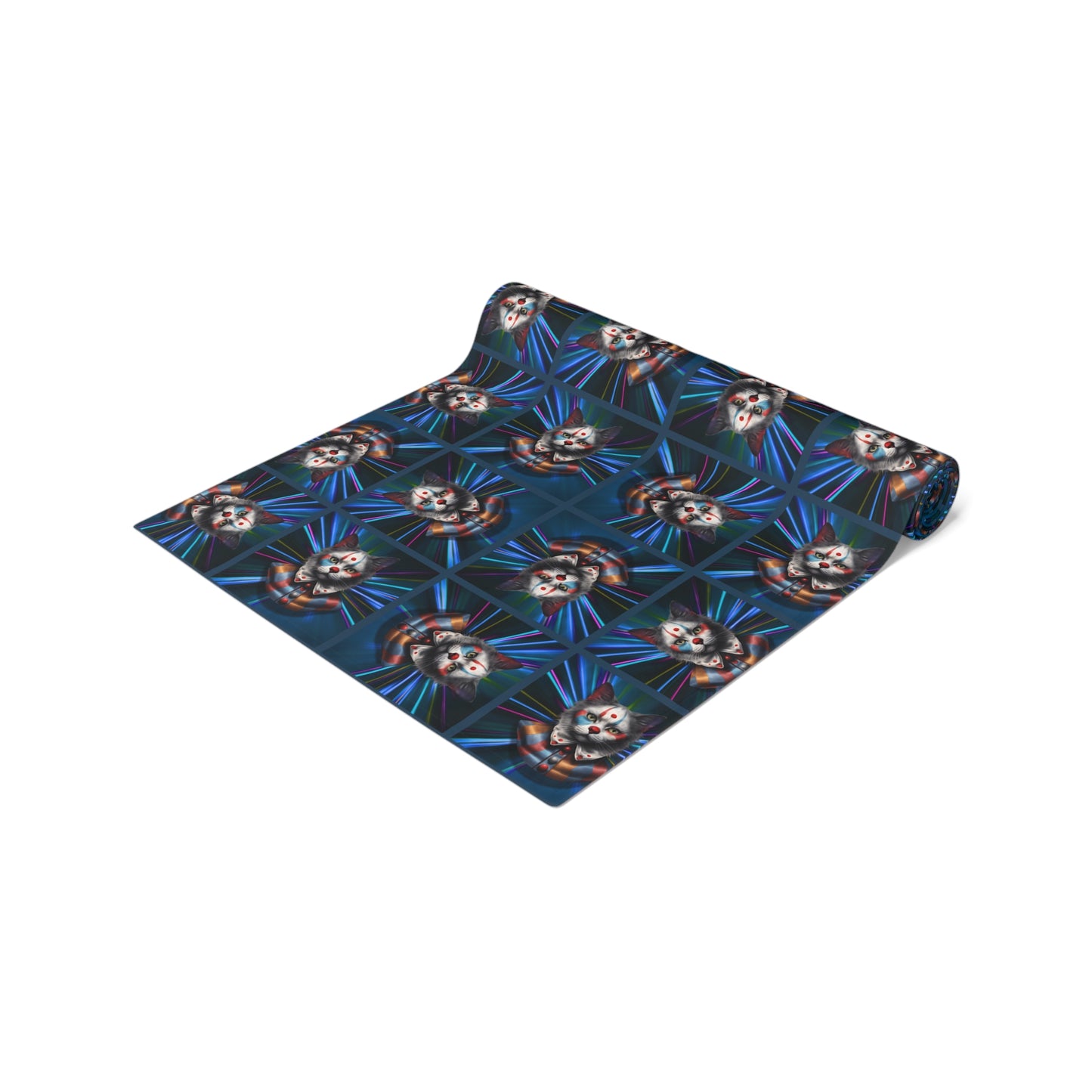 Clown Cat Novelty Table Runner