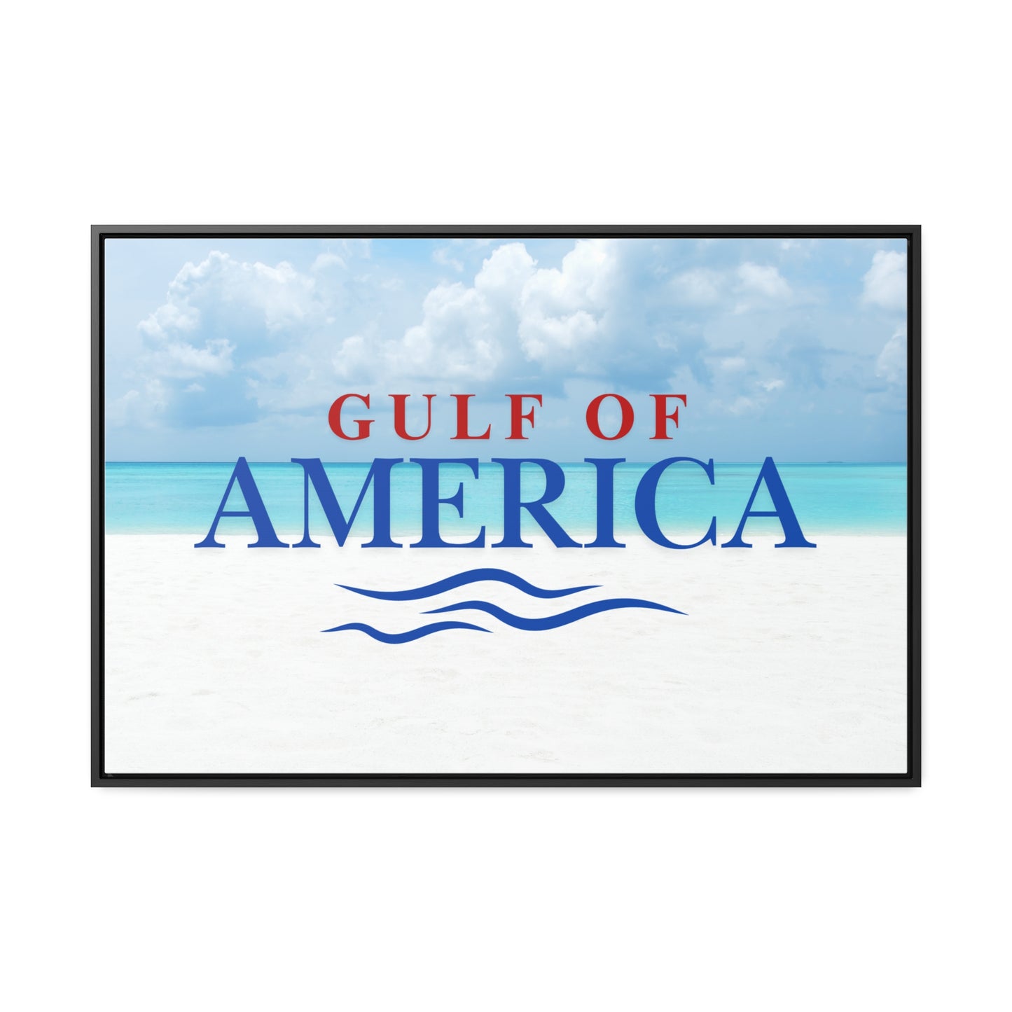 Gulf of America Canvas Wrap - Coastal Wall Art for Beach Lovers