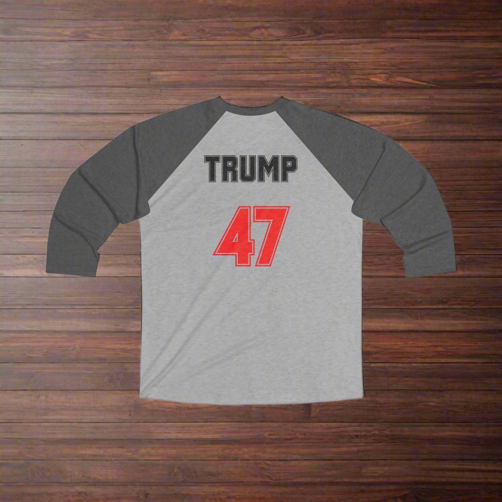 Cats for Trump Unisex Tri-Blend 3\4 Raglan Tee