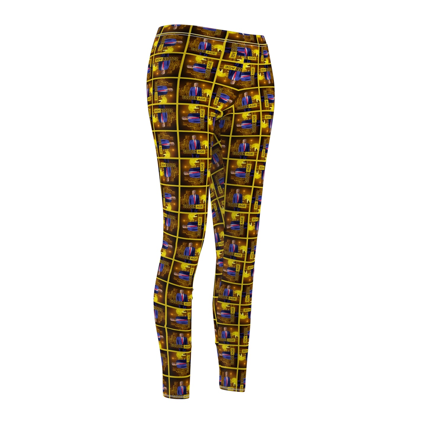 Trump Golden Age Patterned Casual Leggings for Trendy Women