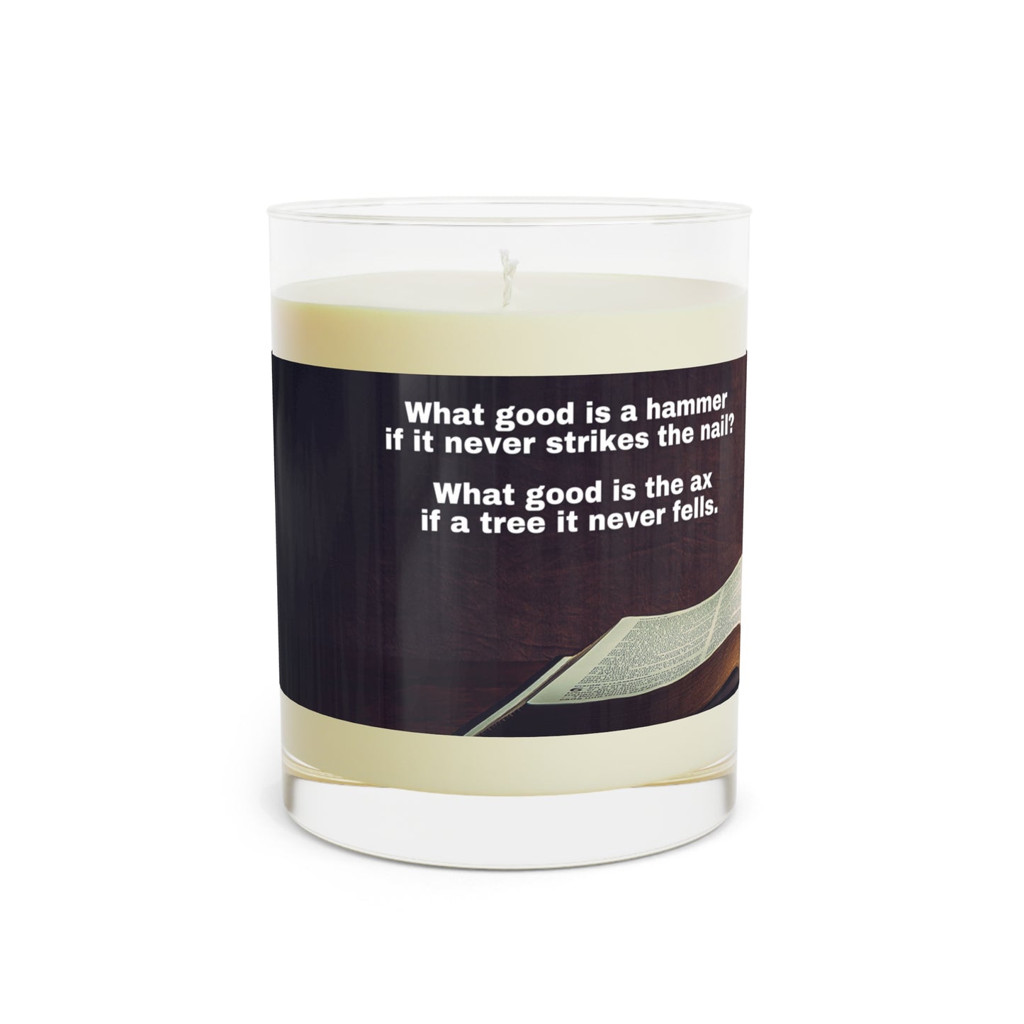 Dusty Bible Scented Candle - Full Glass, 11oz