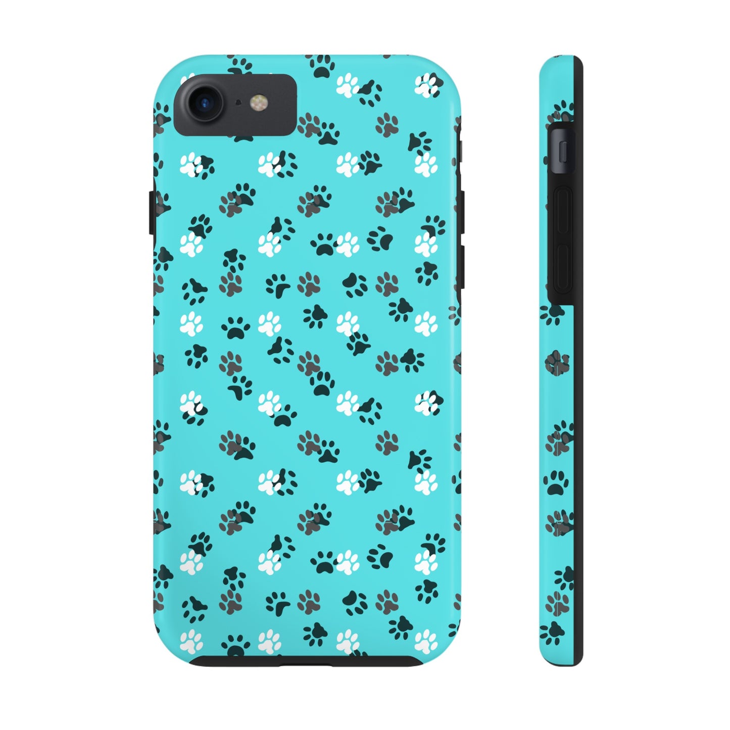 Teal Paws Tough Phone Cases - Phone Case - Epileptic Al’s Shop