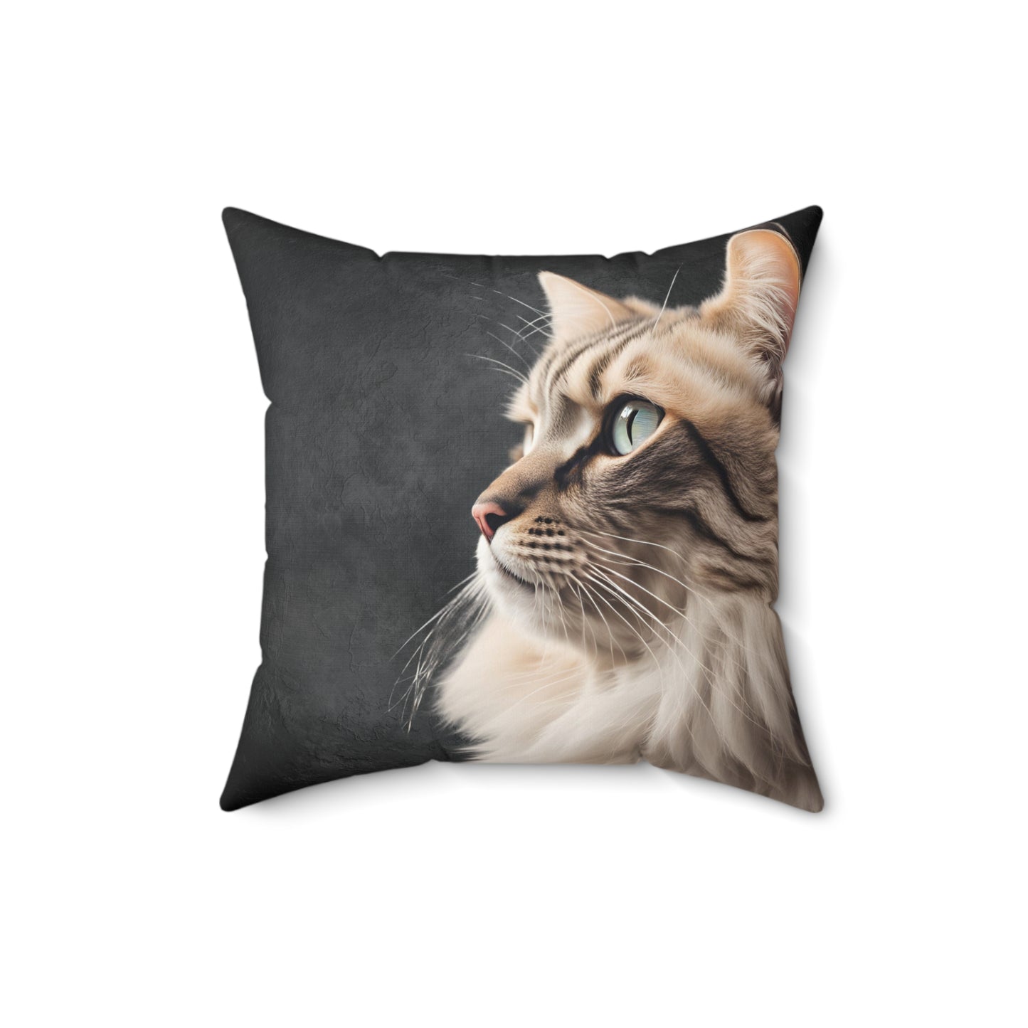 Cat Lover's Spun Polyester Square Pillow - Cozy Home Décor