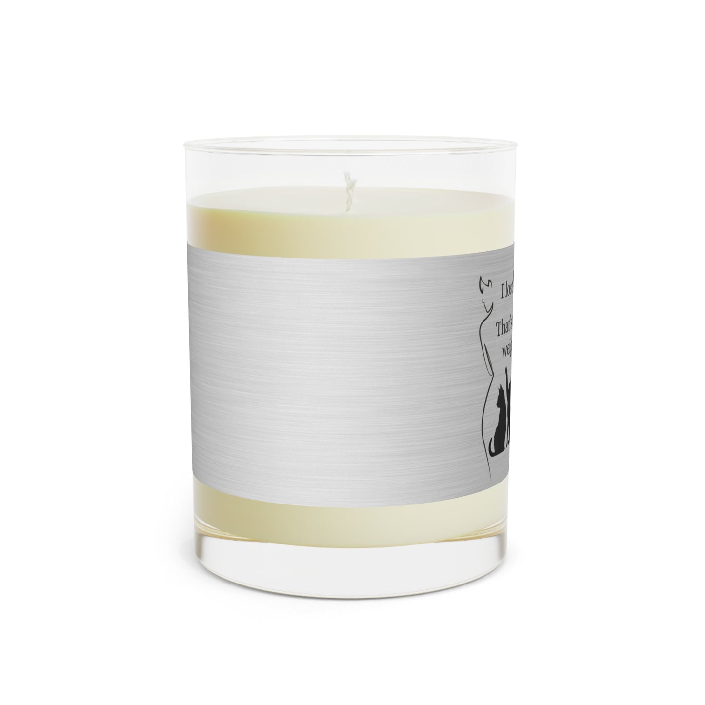 I Lost 50 Pounds Scented Candle - Full Glass, 11oz