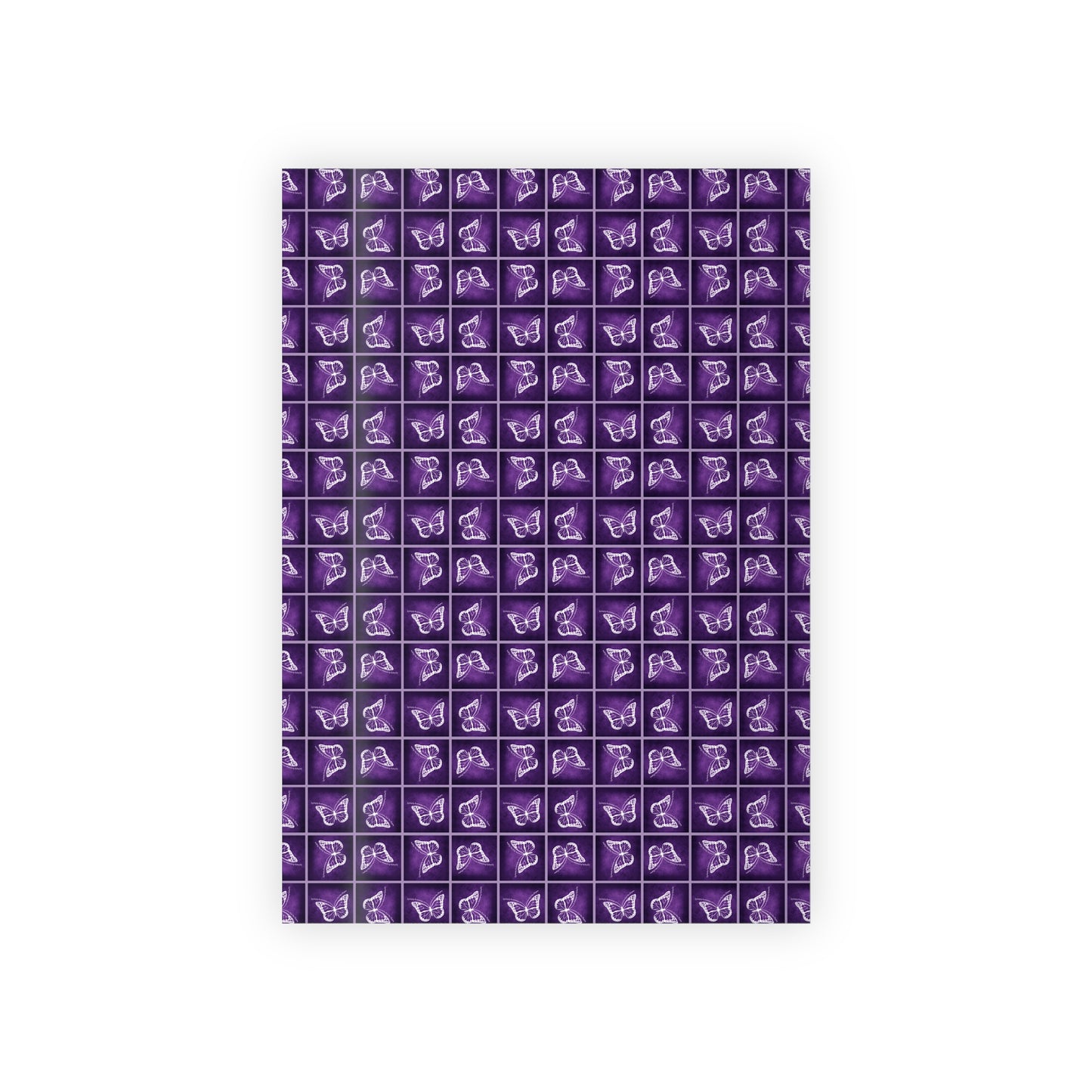 Elegant Purple Butterfly Gift Wrapping Paper Roll - Perfect for All Occasions