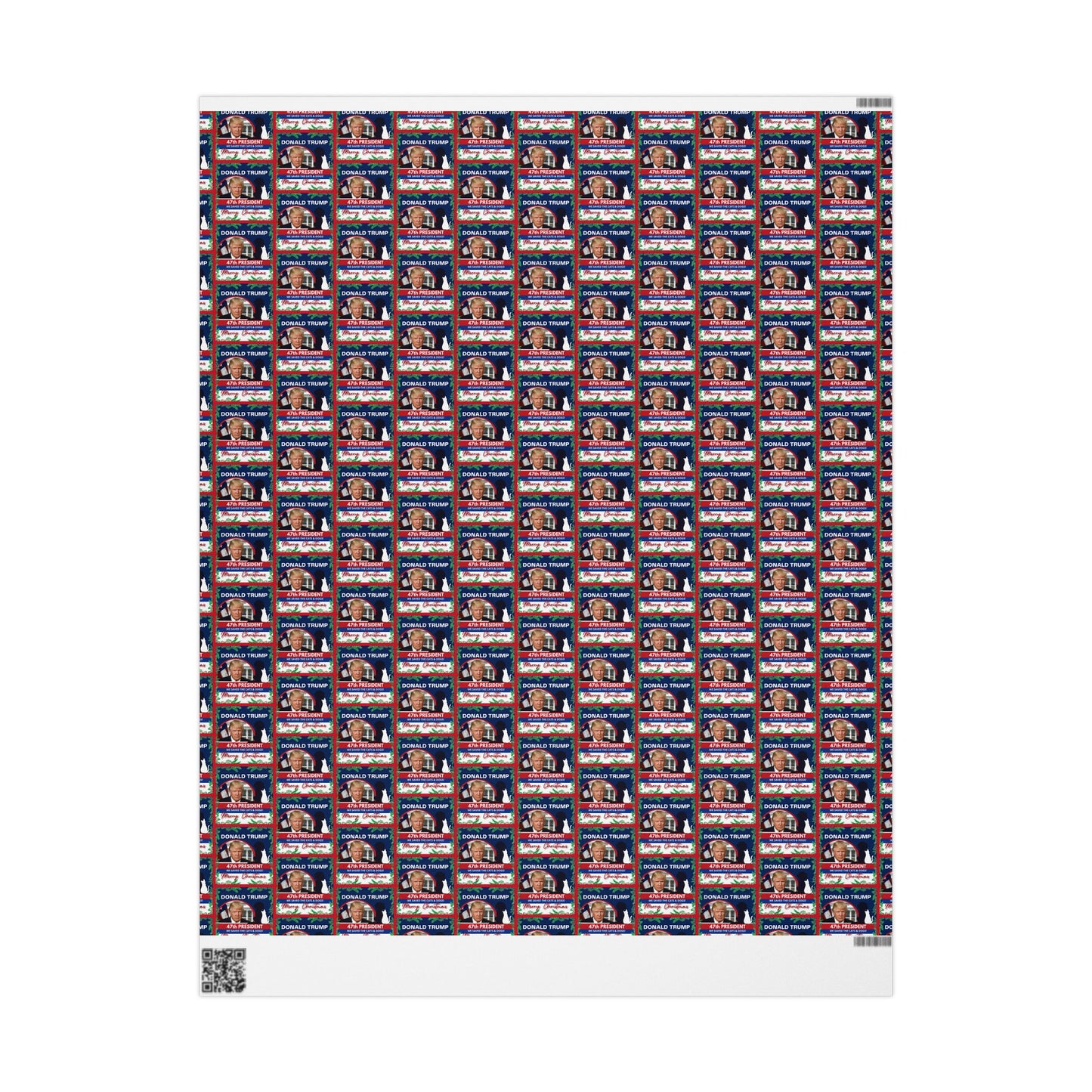 Donald Trump 47th President Christmas Wrapping Papers