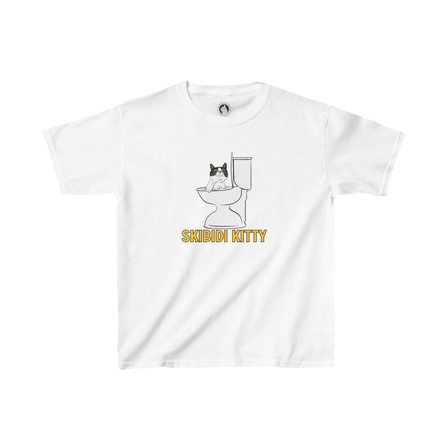 Skibidi Cat Kids Heavy Cotton™ Tee