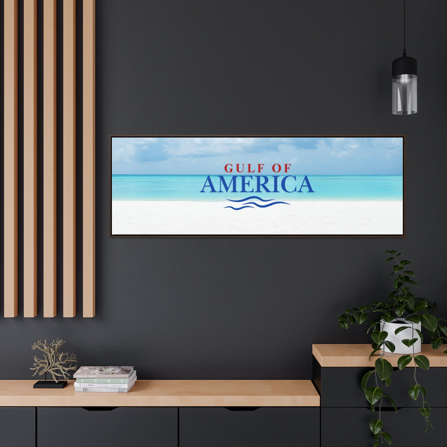 Gulf of America Canvas Wrap - Coastal Wall Art for Beach Lovers