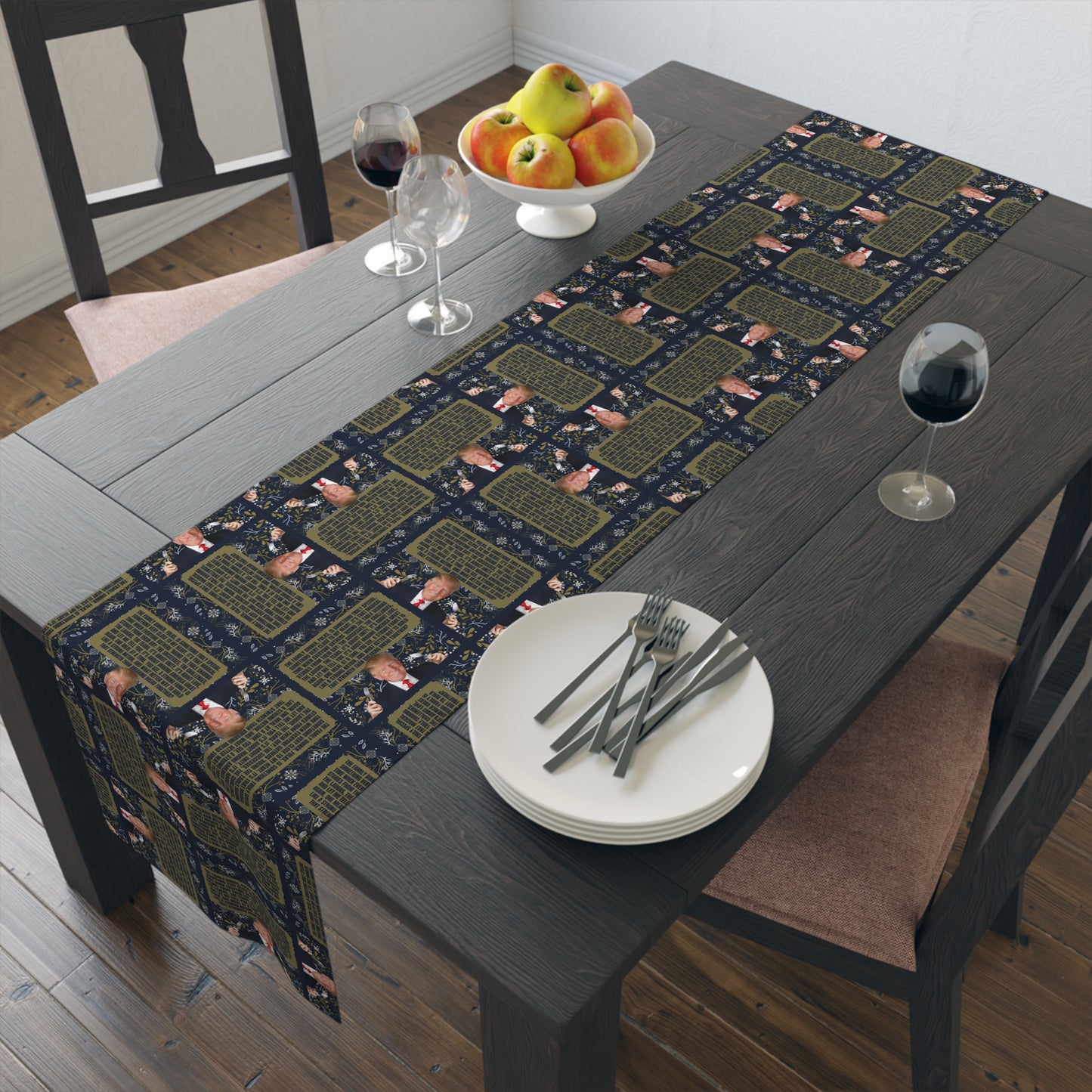 Trump Family Dinner Table Runner