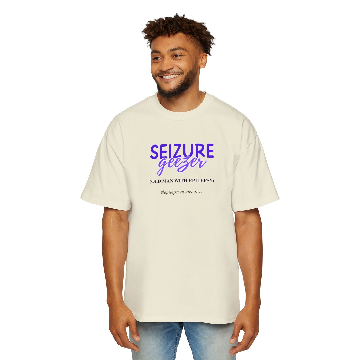 Seizure Awareness Oversized Tee for Seizure Geezers