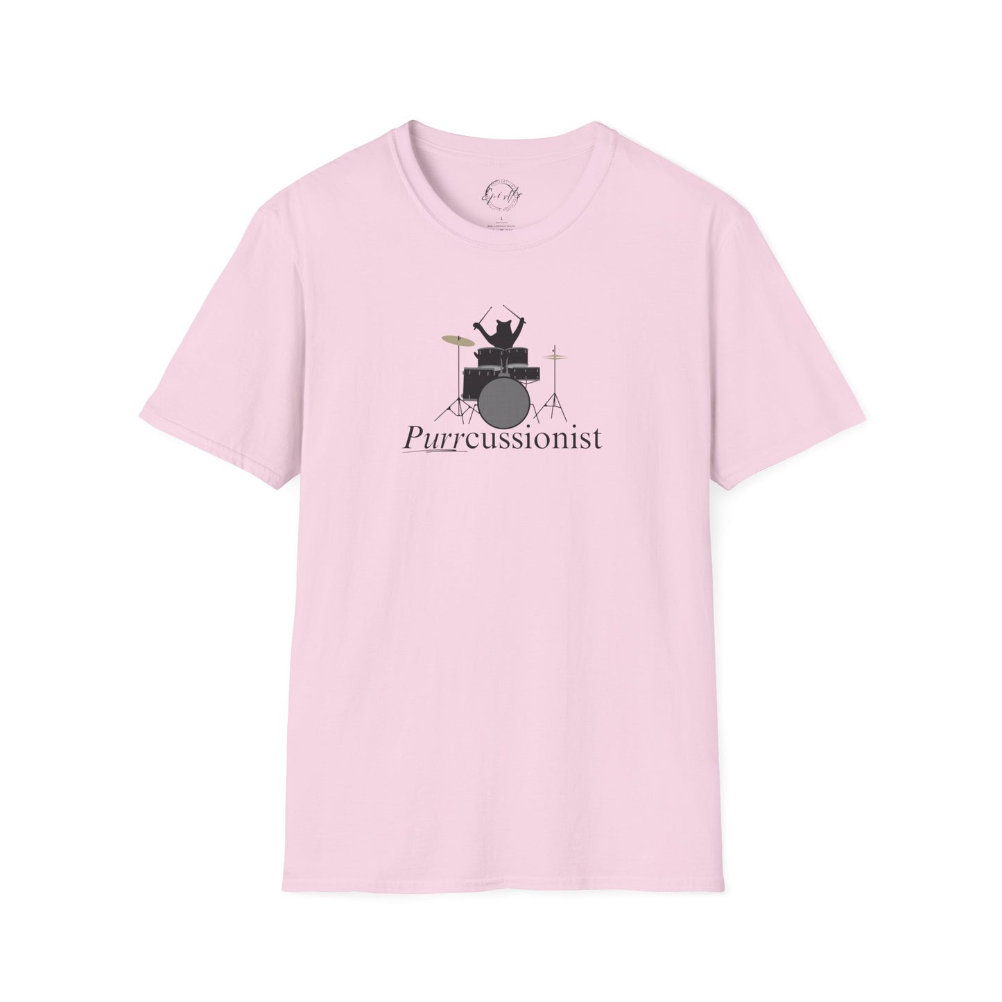 Purrcussionist Unisex Softstyle T-Shirt