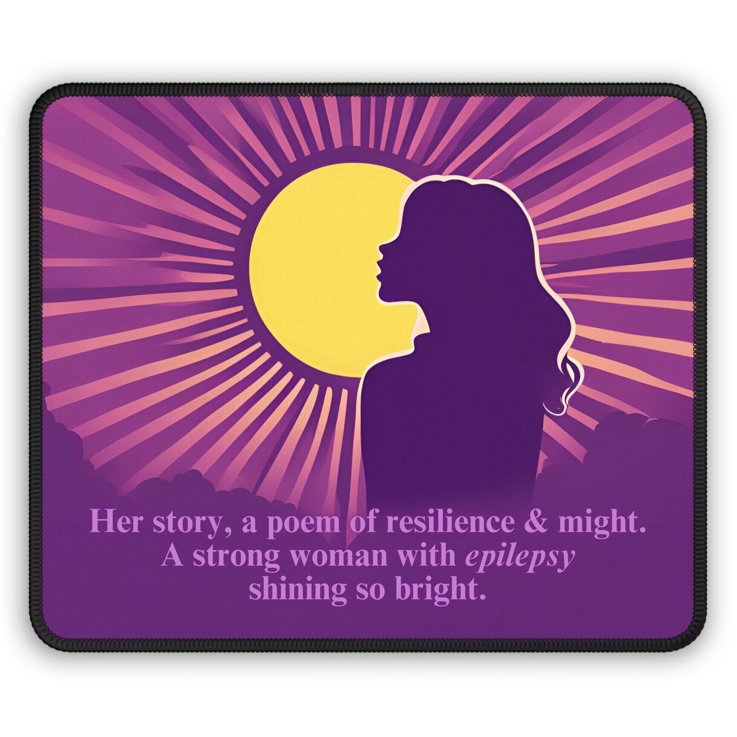 Resilience & Might Epilepsy Awareness Gaming Mouse Pad