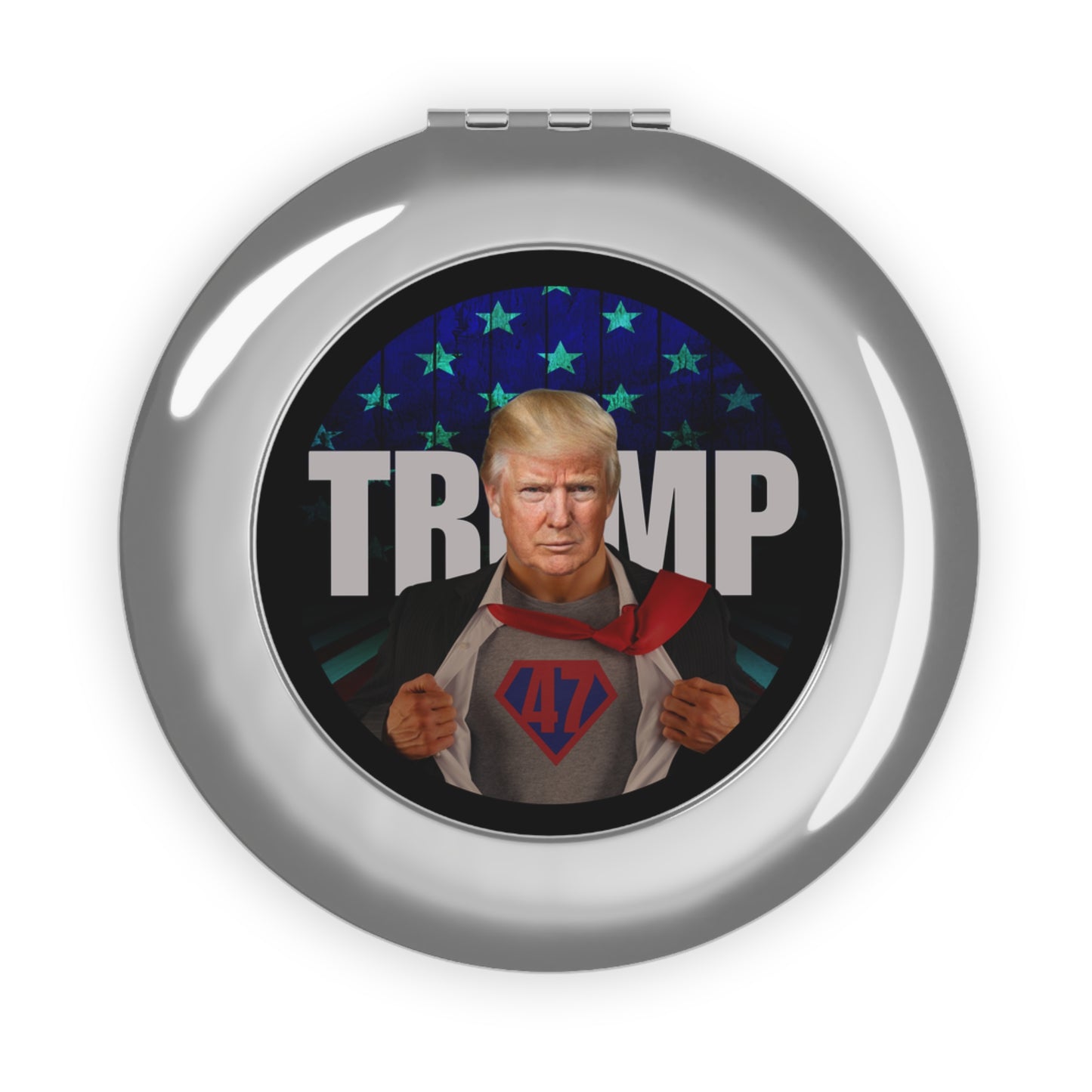 Trump 47 Compact Travel Mirror