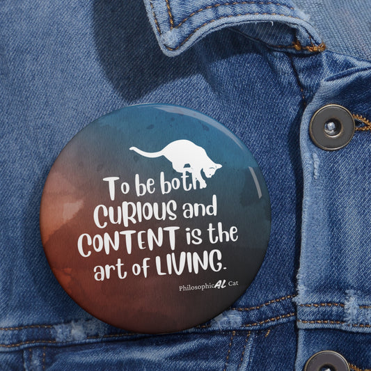 Curious & Content Pin Buttons