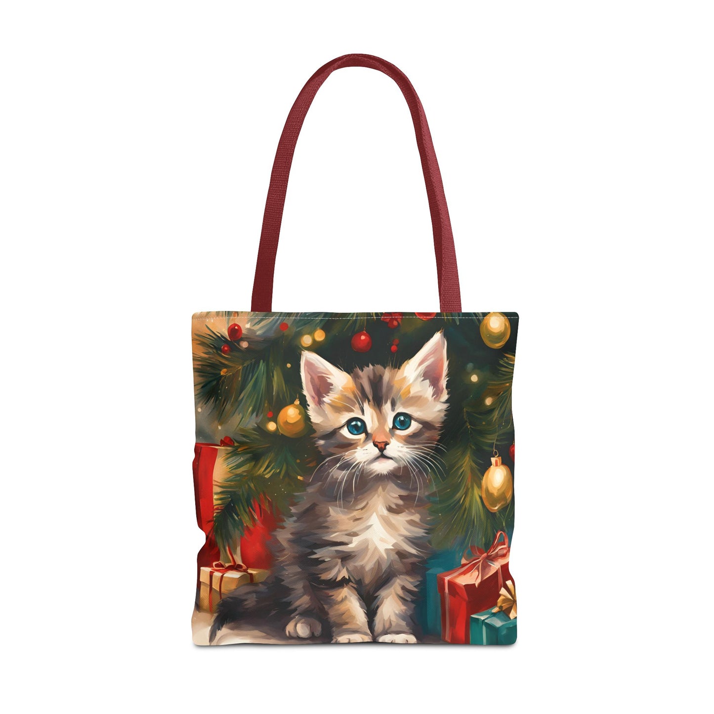 Kittenly Christmas Tote Bag