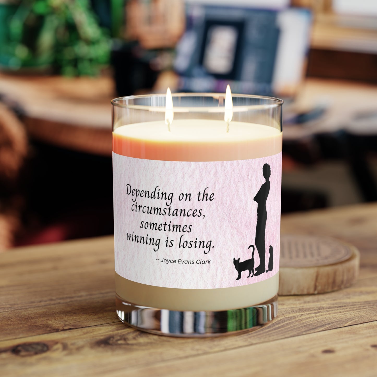 Winning is Losing Scented Candle - Full Glass, 11oz