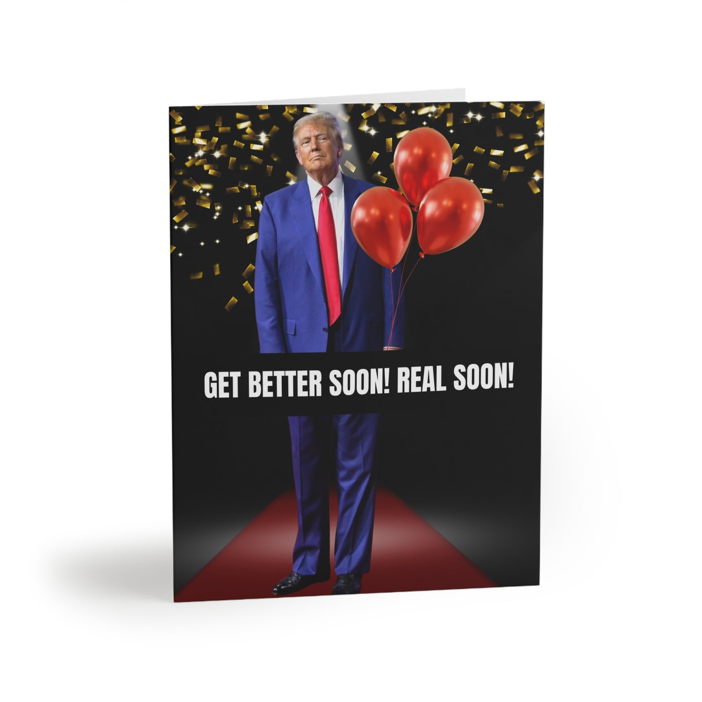 Donald Trump Get Well Soon Greeting Cards (8, 16, and 24 pcs)