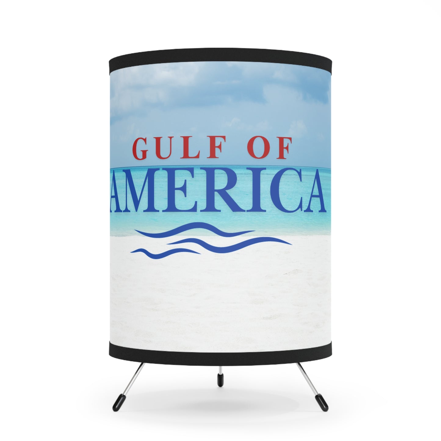 Gulf of America Tripod Lamp - Coastal Vibes Table Light