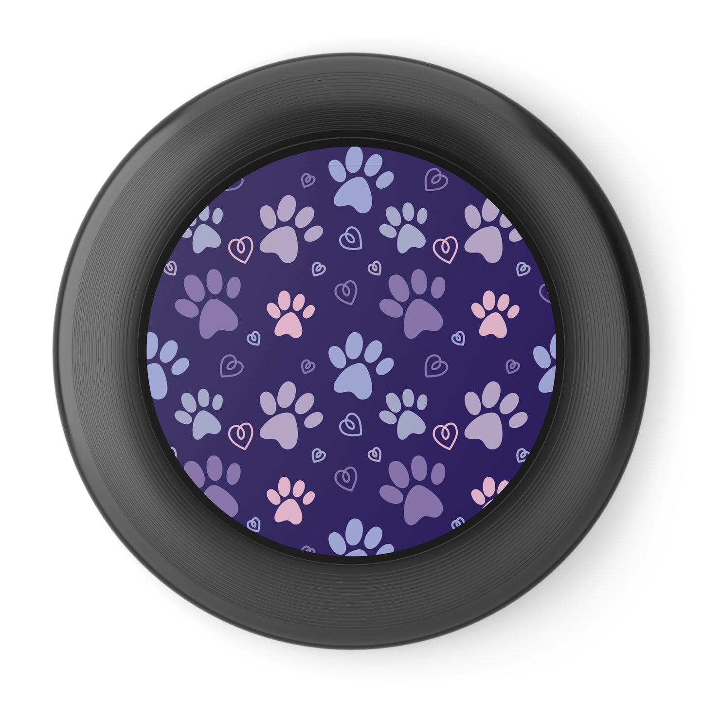 Paw Print Frisbee - Fun Outdoor Dog Toy for Pet Lovers