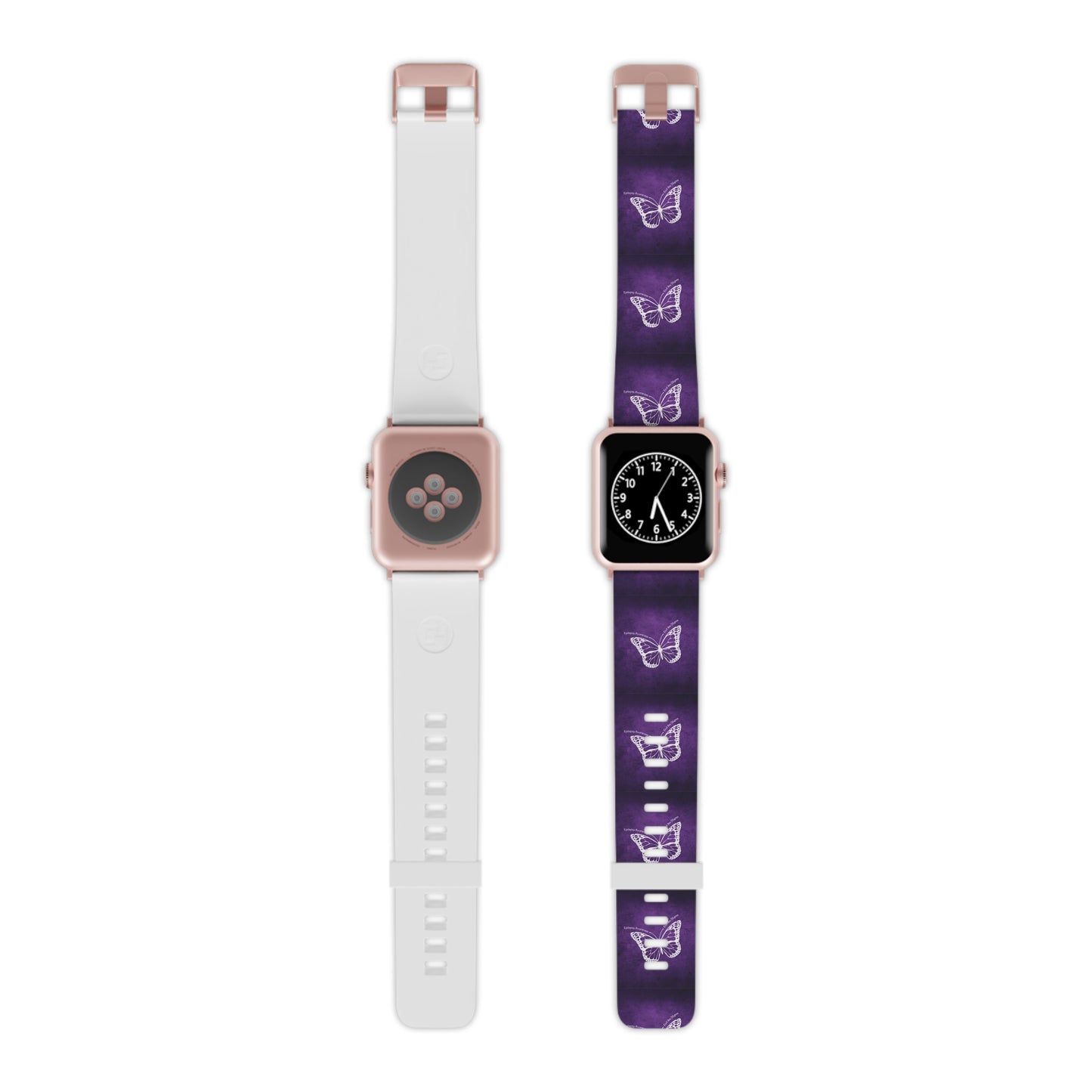 Purple Butterfly Apple Watch Band for Epilepsy Awareness