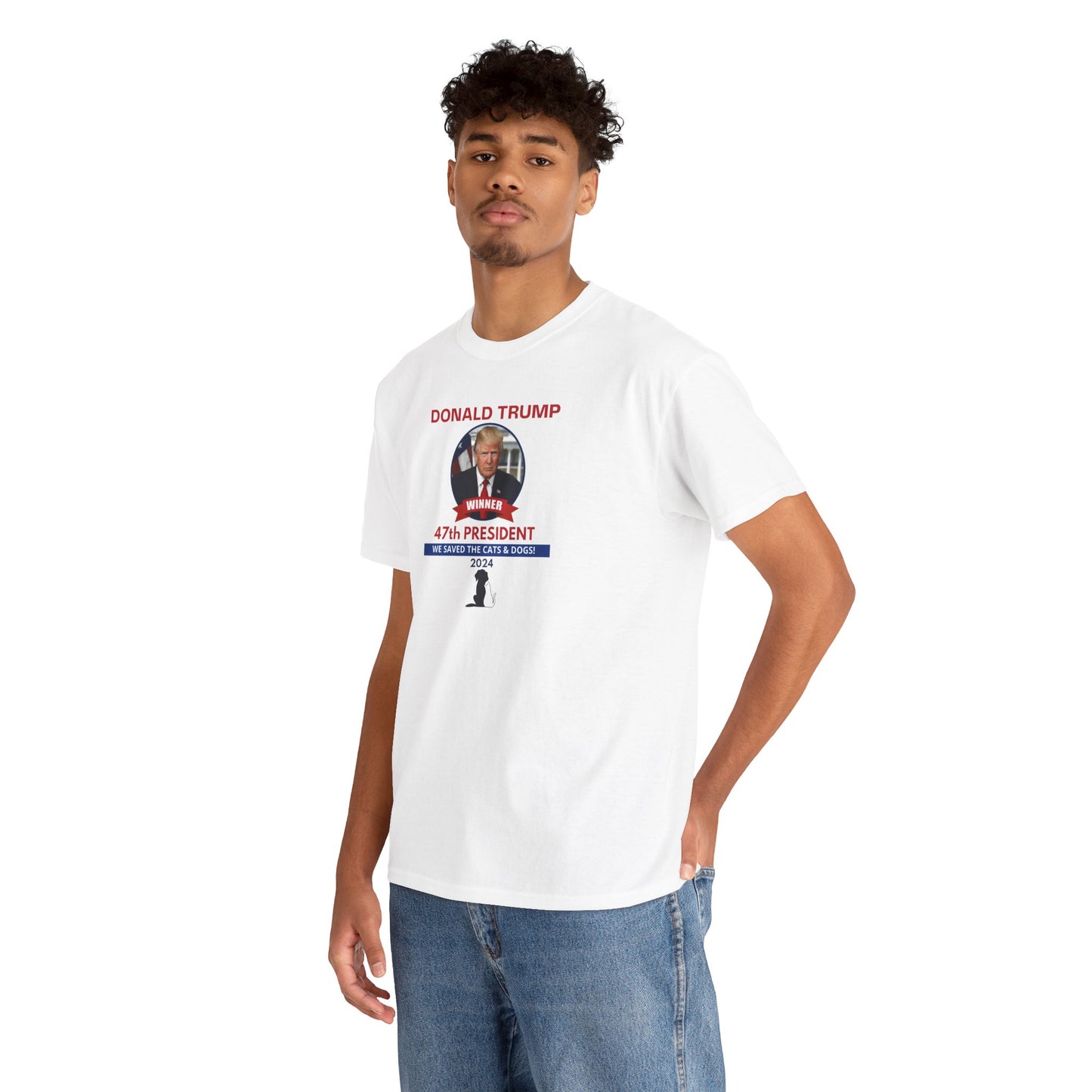 Donald Trump 47th President Unisex Heavy Cotton Tee