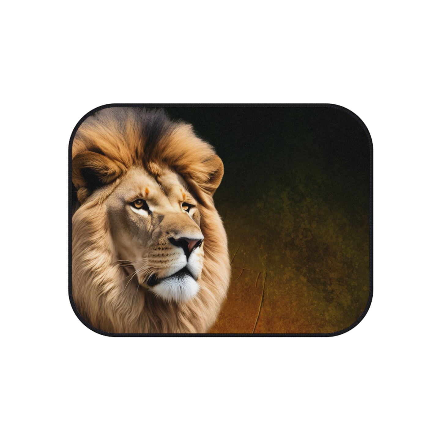 Majestic Lion Car Mats Set of 4 - Animal Print Auto Accessories for Car Enthusiasts