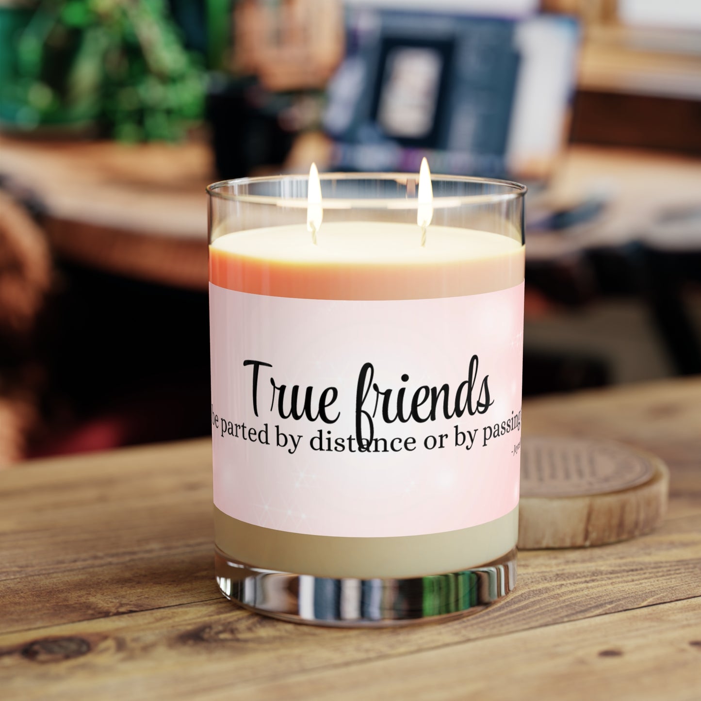 True Friends Scented Candle - Full Glass, 11oz