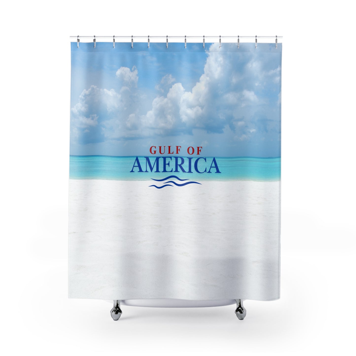 Coastal Paradise Shower Curtain - Gulf of America Design